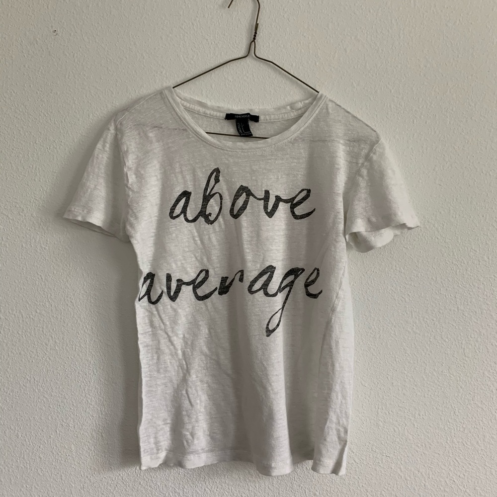Forever 21 Short Sleeve T-shirt White Size Small - Picture 5 of 5